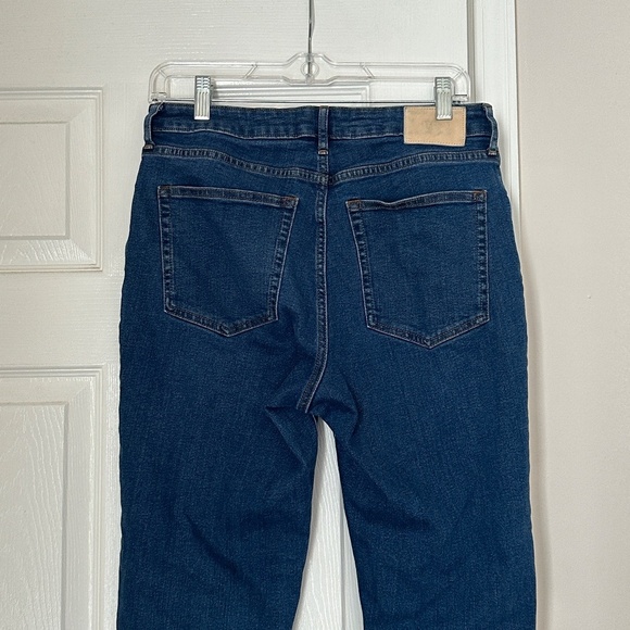 Everlane The Curvy High-Rise Skinny Jean Size 30 Dark Wash Classic Fit - Picture 4 of 6